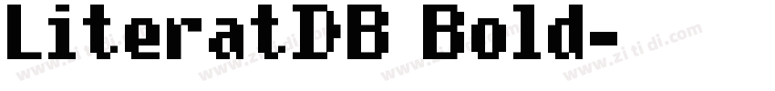 LiteratDB Bold字体转换